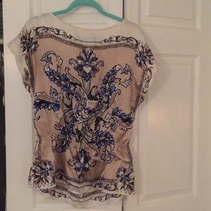 White House Black Market SILK Top